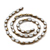 Electroplate Glass Beads Strands EGLA-P051-01A-G01-3
