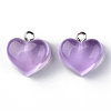 Transparent Resin Pendants RESI-R429-30B-1
