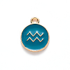 Alloy Enamel Pendants ENAM-S124-01B-05J-2