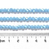 Electroplate Opaque Glass Beads Strands LS-EGLA-A035-P4mm-A08-4
