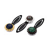 Alloy & Iron Bookmark Cabochon Settings PALLOY-N184-07AB-6