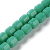 Opaque Glass Beads Strands GLAA-G112-03G-1