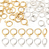 40Pcs 2 Colors Brass Leverback Earring Findings KK-TA0001-88-1
