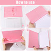 Polyester Book Cover OFST-WH0004-144D-4
