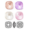 K9 Glass Rhinestone Cabochons RGLA-M016-F02-DE-1