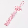 Polyester Tassel Pendant Decorations HJEW-WH0004-A09-1
