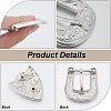 1Pc Belt Alloy Buckle Sets FIND-GF0008-76P-6