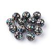 Natural Paua Shell Beads SSHEL-Q298-10mm-09-1