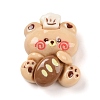 Bear Bread Opaque Resin Decoden Cabochons X-CRES-Q220-05C-1