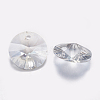 Faceted Glass Rhinestone Charms RGLA-F049-8mm-001BS-2