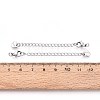 Tarnish Resistant 304 Stainless Steel Curb Chain Extender STAS-G310-06P-4