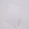 Acrylic Photo Frame Stand DJEW-WH0011-64A-2