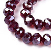 Electroplate Glass Beads Strands EGLA-A034-T3mm-A28-3