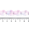 Transparent Glass Enamel Beads Strands GLAA-B021-06F-4