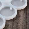 Flat Round Keychain DIY Silicone Pendant Molds SIMO-D004-01-6