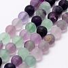 Natural Fluorite Bead Strands G-A163-06-12mm-1