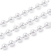 ABS Imitation Pearl Round Beaded Chains CHS-A015-06P-1