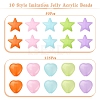 175Pcs 10 Style Imitation Jelly Acrylic Beads MACR-YW0001-80-2