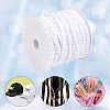 Plastic Paillette Beads PVC-Q085-6mm-L010-5