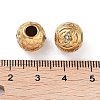 Ion Plating(IP) 304 Stainless Steel Rhinestone European Beads STAS-A092-10R-G-3