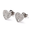 Non-Tarnish 304 Stainless Steel Stud Earring Findings STAS-I183-02A-P-2