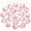 Transparent Spray Painted Glass Pendants GLAA-T016-27F-1