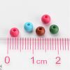 Solid Chunky Acrylic Ball Beads SACR-R812-4mm-M-4