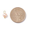 Natural Cultured Freshwater Pearl Charms PALLOY-JF01098-02-3