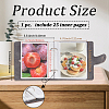 5 Inch PU Leather Cover Garden Seed Storage Organizer 2-Ring Binder Album AJEW-SP0004-72B-2