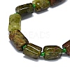 Natural Green Garnet Beads Strands G-O170-139-3