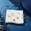   48Pcs 8 Style Alloy Stud Earring Findings FIND-PH0007-25-2