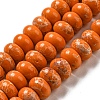Synthetic Imperial Jasper Dyed Beads Strands G-D077-E01-01F-1