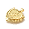 Rack Plating Brass Pendants KK-I722-09G-X-2