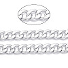 Aluminum Textured Curb Chains CHA-N003-15S-2
