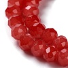 Baking Paint Imitation Jade Glass Bead Strands DGLA-A034-J10mm-A32-3