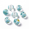 Transparent Glass Beads LAMP-B021-03A-01-1