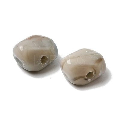 Opaque Acrylic Imitation Gemstone Beads OACR-G061-04E-1