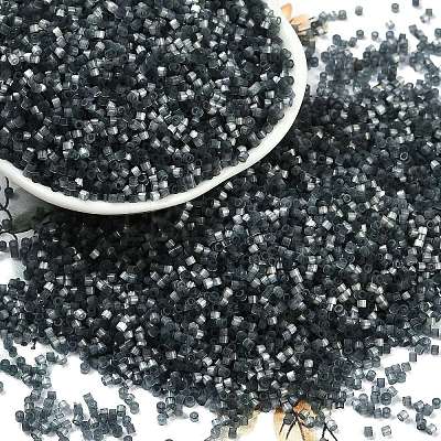 Imitation Cat Eyes Glass Seed Beads X-SEED-H003-03K-1