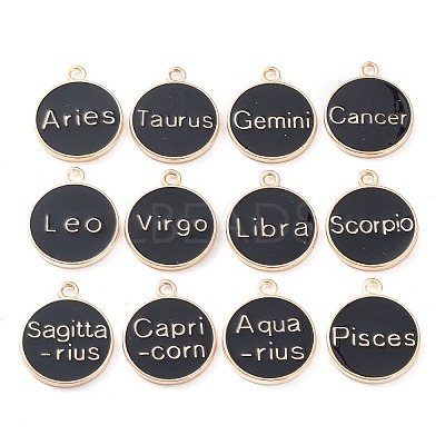 Alloy Enamel Pendants ENAM-S124-01A-08-1