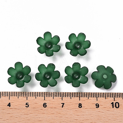 Frosted Acrylic Bead Caps MACR-S371-07A-735-1