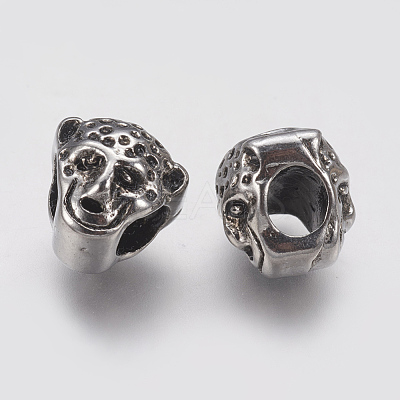 Ion Plating(IP) 304 Stainless Steel European Beads STAS-J022-022AS-1