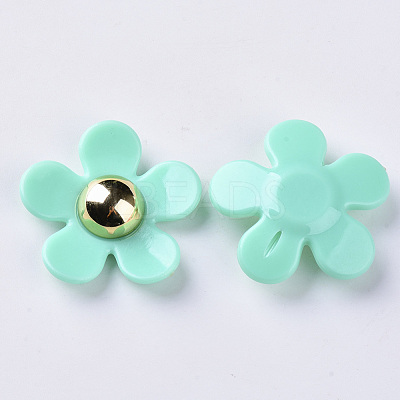 Opaque Acrylic Beads SACR-N007-B-01-1