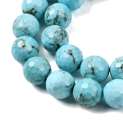 Natural Magnesite Beads Strands G-P598-E-10mm-05-1