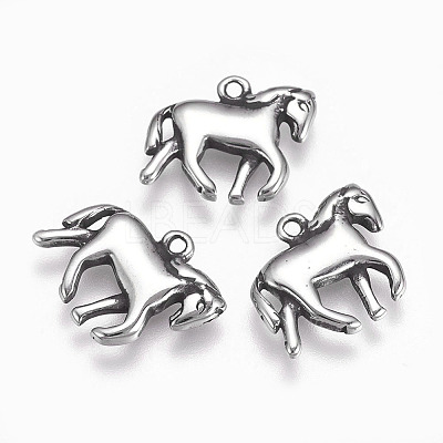 304 Stainless Steel Pendants STAS-P225-081AS-1
