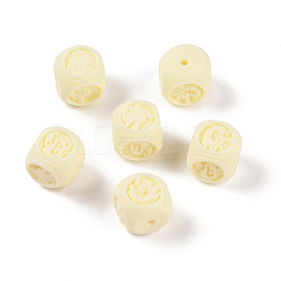 Synthetic Shell & Resin Beads BSHE-G036-18-1