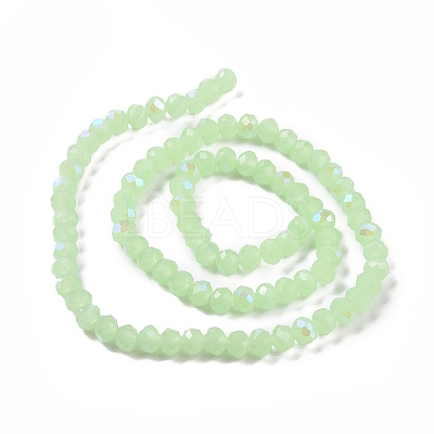 Electroplate Glass Beads Strands EGLA-A034-J2mm-L04-1