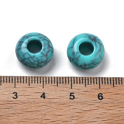 Two Tone Acrylic Beads OACR-S042-07C-1