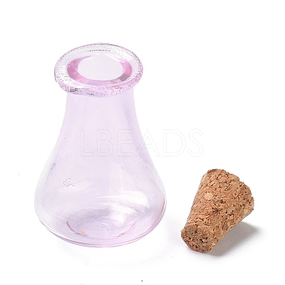 Glass Cork Bottles AJEW-O032-01F-1