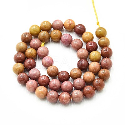 Natural Quartz Beads Strands G-N355-8mm-27-1