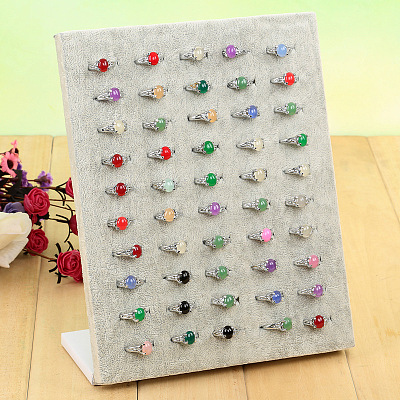 Velvet Finger Ring Display Stands CON-PW0001-163A-1